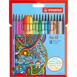 STABILO Feutre de coloriage Pen 68 x18 l'unité