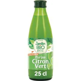 LÉA NATURE, JARDIN BIO ÉTIC Jus de citron vert Bio 25cl
