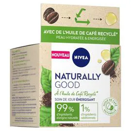NIVEA, NATURALLY GOOD Crème visage Jour Energisant Café 50ml