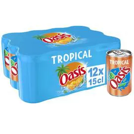 OASIS Boisson aux fruits tropical 12x15cl