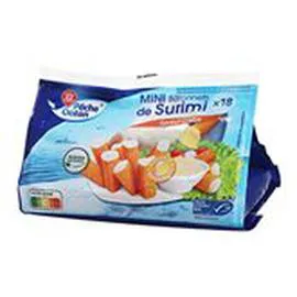  Mini batonnet surimi Pêche MSC Océan Avec mayonnaise 210g
