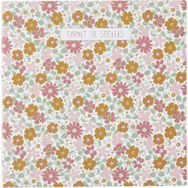 MONOPRIX Maison carnet de stickers motif fleurs x1 l'unité