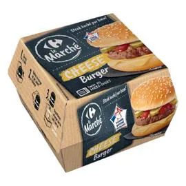 CARREFOUR LE MARCHÉ Burger Cheese pur boeuf 150g