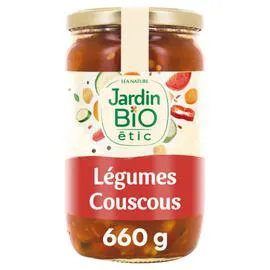 LÉA NATURE, JARDIN BIO ÉTIC Légumes pour couscous Bio 660g