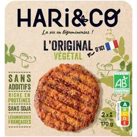 HARI&CO Galette végétale l'original de pois Bio 170g