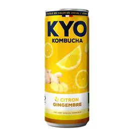 KYO Kombucha - Boisson gazeuse citron gingembre BIO 33cl