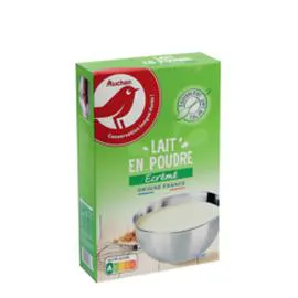 AUCHAN Lait en poudre écrémé origine France 750g