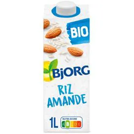 BJORG Boisson végétale riz amande bio 1l