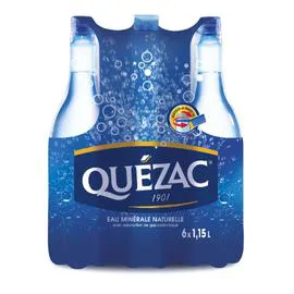 QUÉZAC Eau gazeuse 6x1,15l