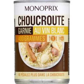 MONOPRIX Choucroute garnie au vin blanc 400g