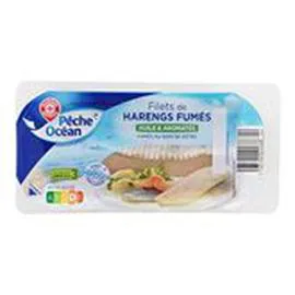 MARQUE REPÈRE, PÊCHE OCÉAN Filet de harengs MSC - Aromates 200g