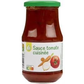 AUCHAN, POUCE Sauce tomate cuisinée, en bocal 420g
