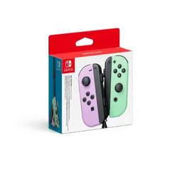 NINTENDO Manettes joy-con gauche violet pastel & droite vert pastel l'unité