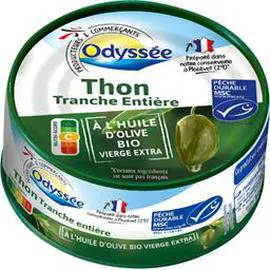 ODYSSÉE BIO Thon à l'huile d'olive BIO 104g