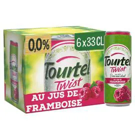 TOURTEL Bière au jus de Framboise Twist 6x33cl