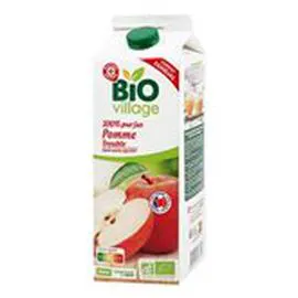 MARQUE REPÈRE, BIO VILLAGE Pur jus de pomme Bio 2l