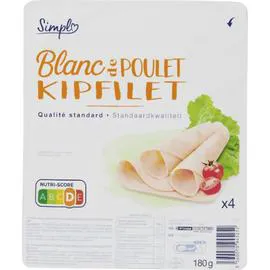 CARREFOUR SIMPL Blanc de poulet 180g