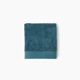 MONOPRIX Monoprix Maison Serviette De Toilette, Couleur Tempête, Coton Bio l'unité