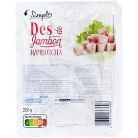 CARREFOUR Dés de jambon 200g