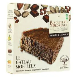 BISCUITERIE PROVENCE Gâteau Gourmet Aux Amandes Goût Chocolat Sans Gluten Bio 225g