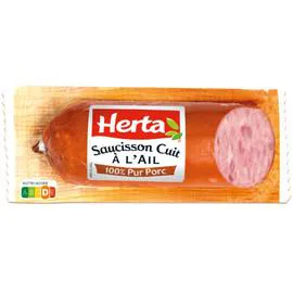 HERTA Saucisson à l'ail 300g
