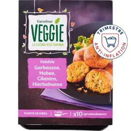 CARREFOUR VEGGIE Falafels pois chiche fève coriandre 200g