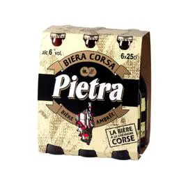 PIETRA Bière ambrée 6x25cl