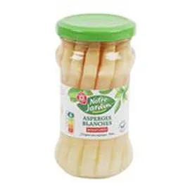 MARQUE REPÈRE, NOTRE JARDIN Asperges blanches Petites 110g
