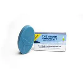 THE GREEN EMPORIUM Masque capillaire solide hydratant et nourrissant à la fleur de tiaré 100ml