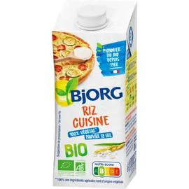 BJORG Sauce riz cuisine bio 20cl
