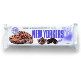 NEW YORKERS Cookies fourrés Chocolat Noir 175g