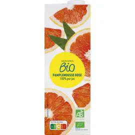 MONOPRIX Jus Pamplemousse Rose bio 1l