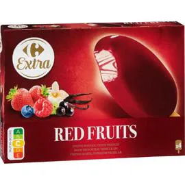 CARREFOUR EXTRA Glaces fruits rouges 306g
