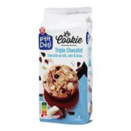 MARQUE REPÈRE, P'TIT DÉLI Cookies Triple chocolat 200g