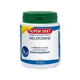SUPER DIET Mélatonine 120 gélules 238g