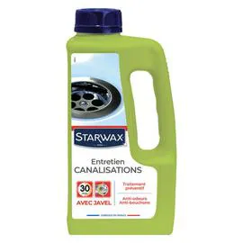 STARWAX Starwax Entretien Canalisations Javel 1l