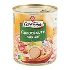 MARQUE REPÈRE, CÔTÉ TABLE Choucroute garnie 800g
