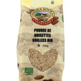 DAMIANO Poudre De Noisettes Grillées Bio 100g