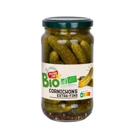 BOUTON D'OR BIO Cornichons extra-fins BIO 185g
