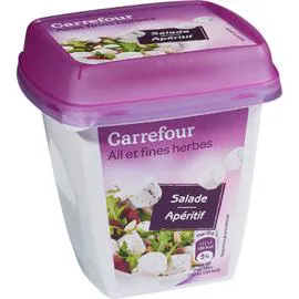 CARREFOUR Fromage Ail Et Fines Herbes pour apéritif et salade 120g