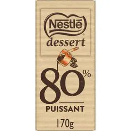 NESTLÉ Nestlé Chocolat Noir 80% Puissant 170g