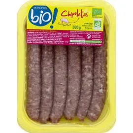 MONOPRIX BIO Chipolatas de porc Bio 300g