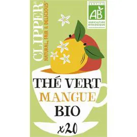 CLIPPER Thé vert Bio Mangue - x20 35g
