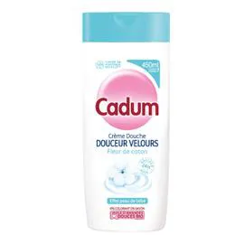 CADUM Gel Douche Crème douche Velours Fleur De Coton 450ml