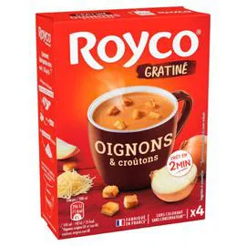 ROYCO Soupe déshydratée oignons croûtons 4x20cl