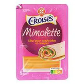 MARQUE REPÈRE, LES CROISÉS Fromage Mimolette En tranche x8 200g