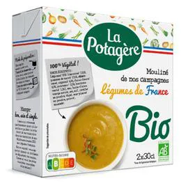 LA POTAGÈRE Soupe bio légumes de nos campagnes 2x30cl