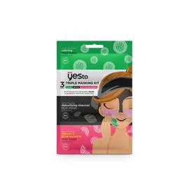 YESTO Masque 3 Étapes Coco, Charbon, Pamplemousse l'unité