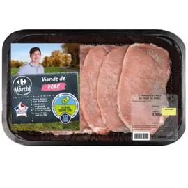 FILIÈRE QUALITÉ CARREFOUR Filet de porc 6x30g