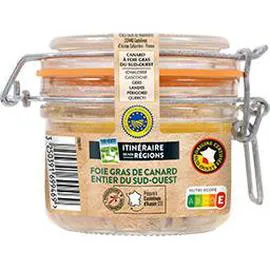 ITINÉRAIRE DES SAVEURS Foie gras de canard entier du sud-ouest 190g